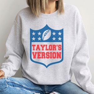 Taylor Swift Taylor's Version NFL Crewneck Sweatshirt